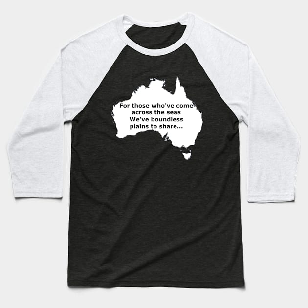 Boundless plains to share! Baseball T-Shirt by lyricalshirts